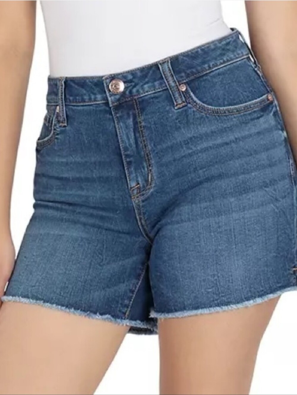 Women's Blue Denim Shorts